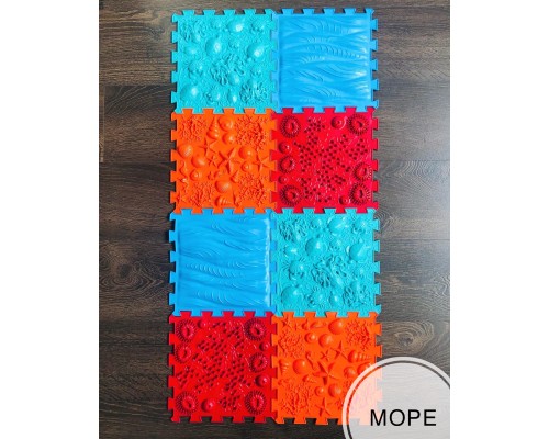 Ортопедический массажный коврик «Море» (8 ковриков)