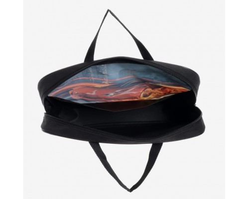 Папка сумка портфель с ручками "Авто в огне" А4 текстильная, арт. 3297397