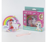 Набор зубная щётка и детские песочные часы для чистки зубов на присоске «Единорог», арт. 7121419 !!!