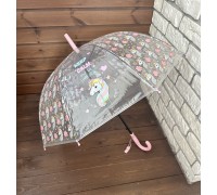 Детский зонт (зонтик) со свистком (бледно-роз пони)