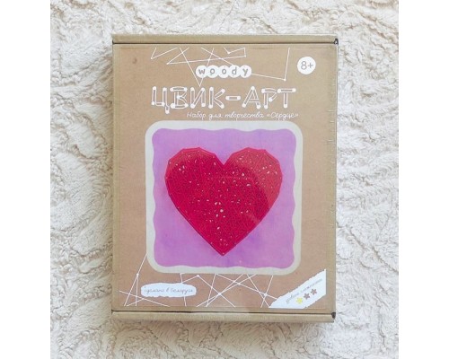 Набор для детского творчества «Сердце» из серии цвик-арт, Woody, арт. 02000