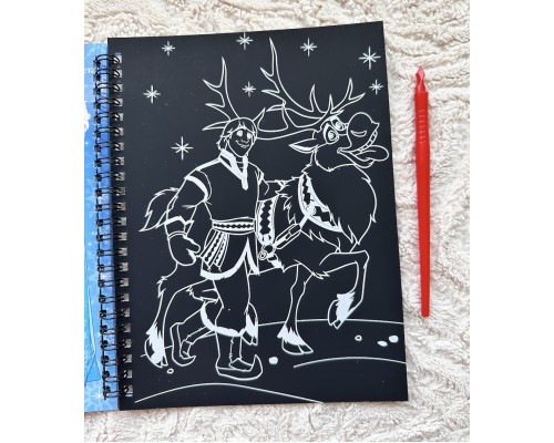 Активити-книга с заданиями «Гравюры «Холодное сердце», БУКВА-ЛЕНД, арт. 7336804