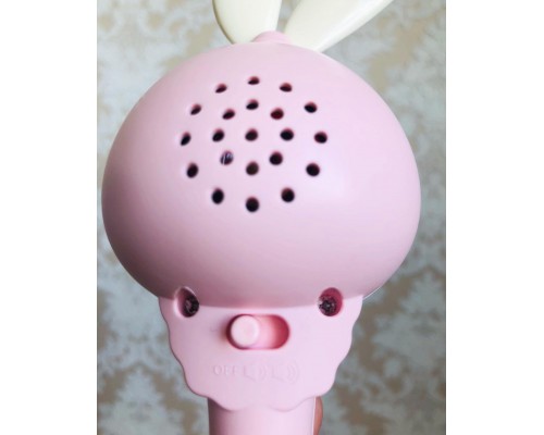 Музыкальная игрушка погремушка "Милый дружок" с мягкими ушками-грызунками, арт. 6880445