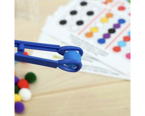 Развивающий набор «Цветные бомбошки: сложи по образцу по методике Монтессори», IQ-zabiaka, арт. 4316488