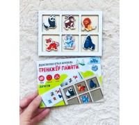 Игра «Тренажер памяти и для обучения работе по образцу Джунгли», Лесная мастерская, арт. 5698329