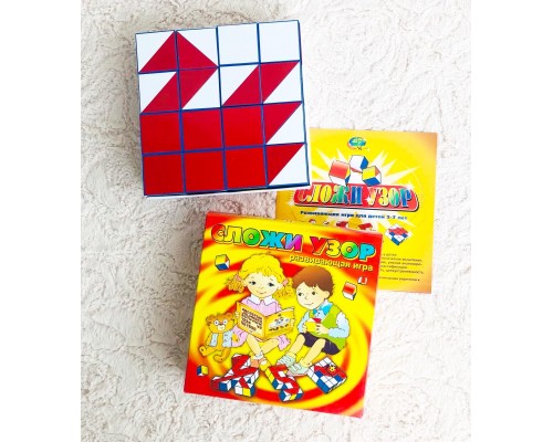 Головоломка кубики «Сложи узор», Корвет, арт. 1126722