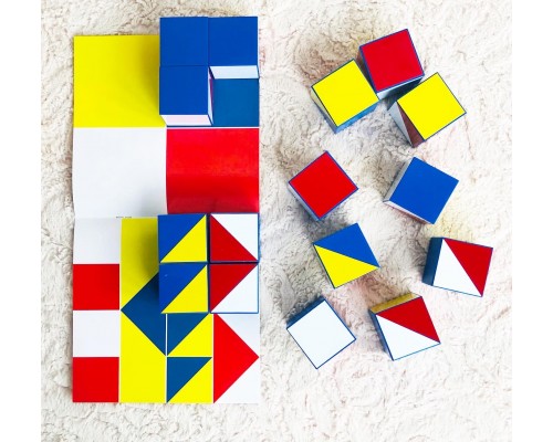 Головоломка кубики «Сложи узор», Корвет, арт. 1126722