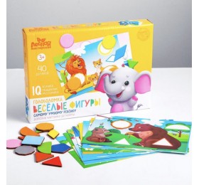 Головоломка "Веселые фигуры", ООО "Сибирский сувенир", арт. 4276319