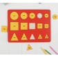 Рамки-вкладыши М.Монтессори "Больше-меньше"