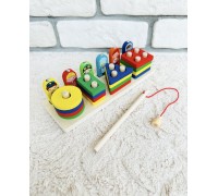 Геометрический сортер с магнитной рыбалкой "Геометрик", арт. 2022-11