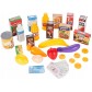Игровой набор магазин Касса с корзинкой тележкой и продуктами