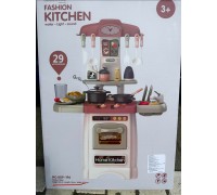 Игровой набор «Кухня детская» (есть свет и звук плиты и водичка в кране), арт. 889-195 (теракотовая)