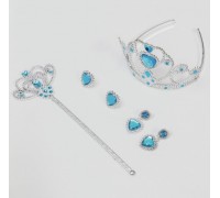 Подарочный набор «Самая красивая» - Холодное сердце (детская бижутерия, корона и волшебная палочка), арт. 7022386