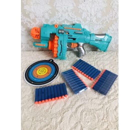 Пистолет игрушечный (детское игровое оружие) с мягкими пулями в наборе, арт. 9937 !!!