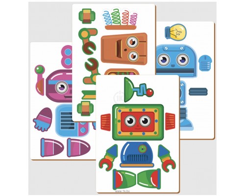 Конструктор Веселые гвоздики «РОБОТЫ»