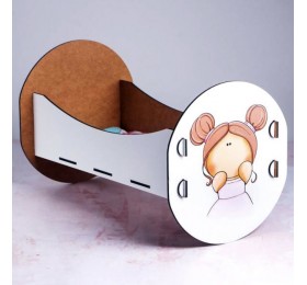 Кроватка для кукол "Тая", ООО "Авалон", арт. ФК03