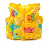Надувной жилет для плавания Intex 59661 «Веселые рыбки» 41x30 см