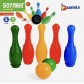! Кегли, набор кеголь, набор кеглей, боулинг для детей 5 кеглей, 2 шара, в сетке