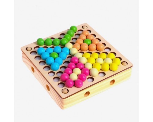 Развивающий набор 4 в 1 (червячки, магнитная рыбалка, сортер, мозаика) "Волшебство", арт. 6937245