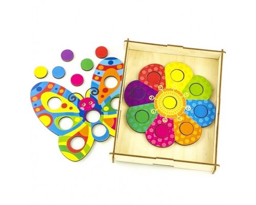 Мозаика "Цветочек и бабочка", арт. 067302  !!!!