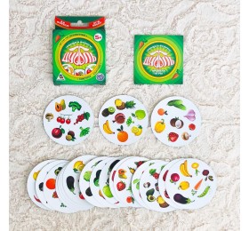 Дуббль - овощи и фрукты - Игра на внимание