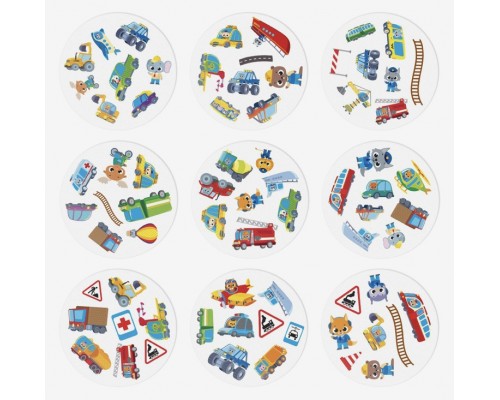 Настольная игра на реакцию и внимание "Дуббль - транспорт", арт. 5176875