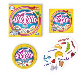 по 8 рублей от 10 штук Настольная игра на реакцию и внимание «Дуббль. Слова», 55 карт, 7+