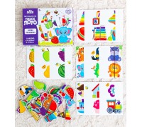 Настольная игра Умное лото «Найди половинку», ООО "Сибирский сувенир"