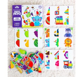 Настольная игра Умное лото «Найди половинку», ООО "Сибирский сувенир"