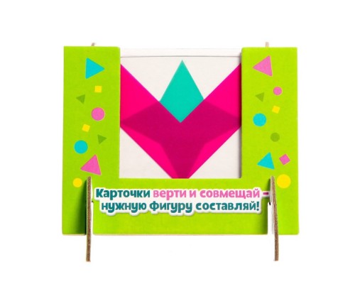 Развивающая игра на логику «Умные фигуры», 30 карточек, по методике Монтессори (по принципу игры Цветовой код)