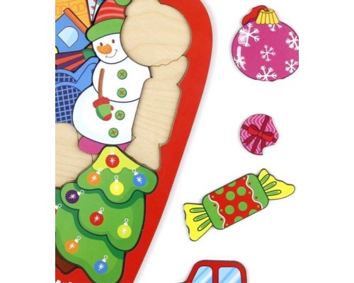 Новогодний пазл «Мешок с подарками», Сибирский сувенир, арт. 148101