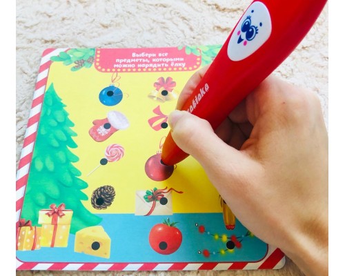 Обучающая игра «Умная интерактивная ручка. Новогодние истории», ООО «Эврики», арт. 4871091