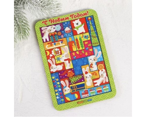 Головоломка "Тетрис малый "С Новым Годом", Woodlandtoys, арт. 065118