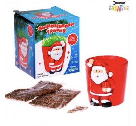 Новогодний набор для опытов "Выращиваем травку", Эврики creative, арт. 6911655