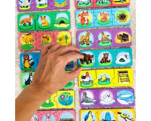 Пазл-набор «Мама, малыш, жилище» (тройной)