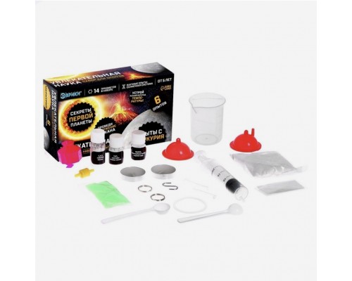 Набор для опытов «Увлекательная наука: Опыты с Меркурия», 6 опытов, 14 предметов, арт. 7078291