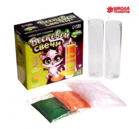 Набор для творчества и опытов «Восковая свеча своими руками «Мятный фреш», Школа талантов, арт. 2011349