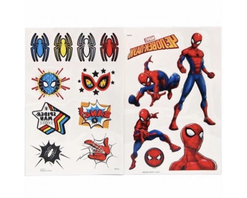 Детские переводки-татуировки на тело "Человек-паук" 4 шт, арт. 5149141 !!!