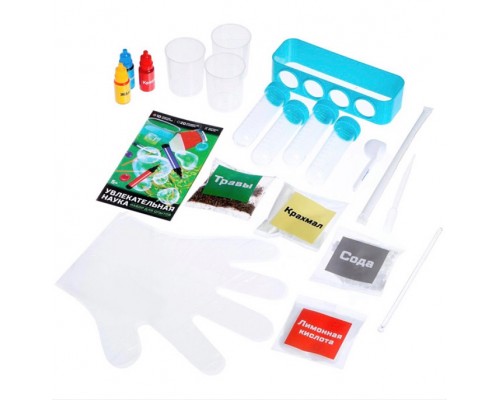 Набор для опытов «Увлекательная наука» (радуга в колбе, ловушка для воды и др.), Эврики, арт. 4694900