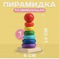 Пирамидка деревянная развивающая «Высота» 6×6×14 см