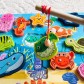 Магнитная рыбалка-шнуровка-вкладыши с маркерной доской и фломастером 4 в 1, арт. 2407-202013