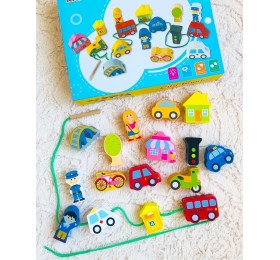 Шнуровка «Город» (16 бусин)