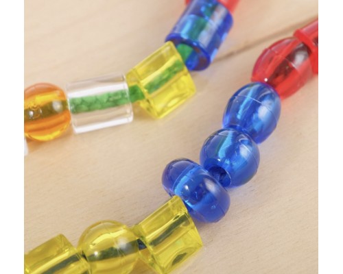 Развивающий набор шнуровка «Цветные карамельки» (24 бусины) !!!