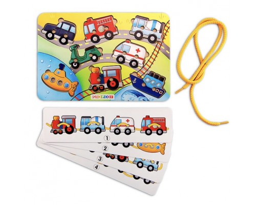 Шнуровка «Транспорт-2», Smile Decor, арт. П621