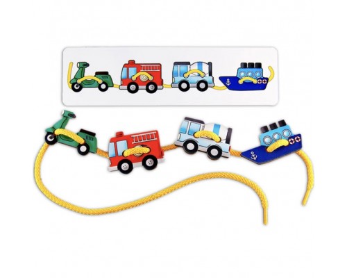 Шнуровка «Транспорт-2», Smile Decor, арт. П621