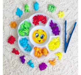 Сортер  пинцетом «Ромашка»