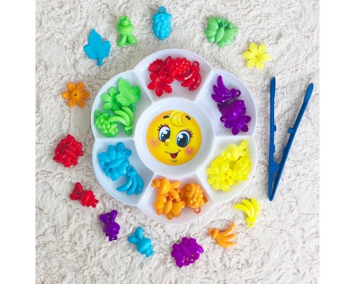 Сортер  пинцетом «Ромашка»