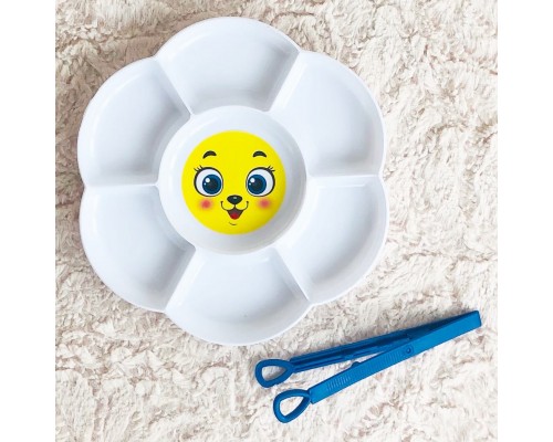 Тарелка для сортировки с пинцетом