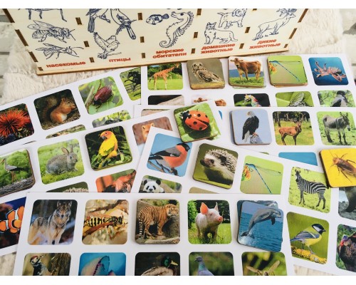 Сортёр сортер-лото "Животный мир"