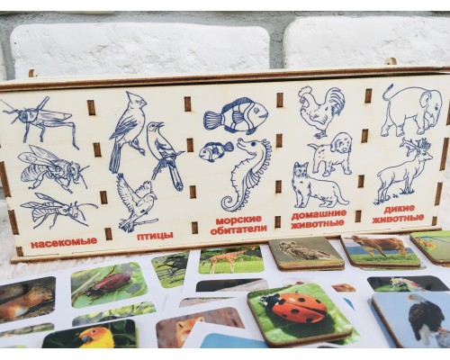 Сортёр сортер-лото "Животный мир"